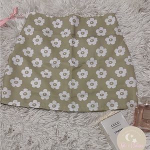 Flowers Aesthetic Skirt